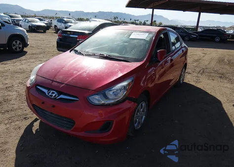 2013 Hyundai Accent Gls from USA, damaged, VIN KMHCT4AE9DU521671